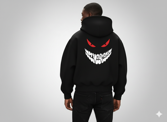My Demons Black Ninja Hoodie (embroidery)