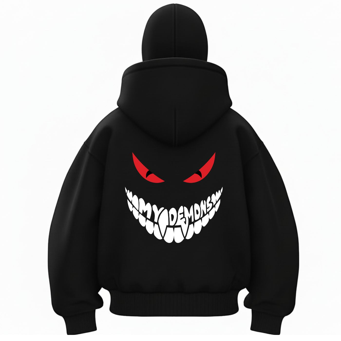 MY Demon Black Ninja Hoodie (DTG-Print)
