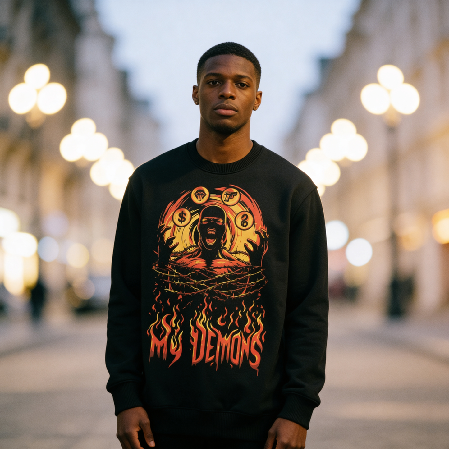MY DEMONS: THE PRESSURE CREWNECK "Limited Edition"