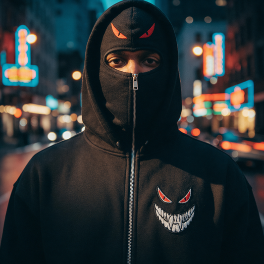 MY DEMONS™ Shadow Zip Hoodie Embroidery "Limited Edition"