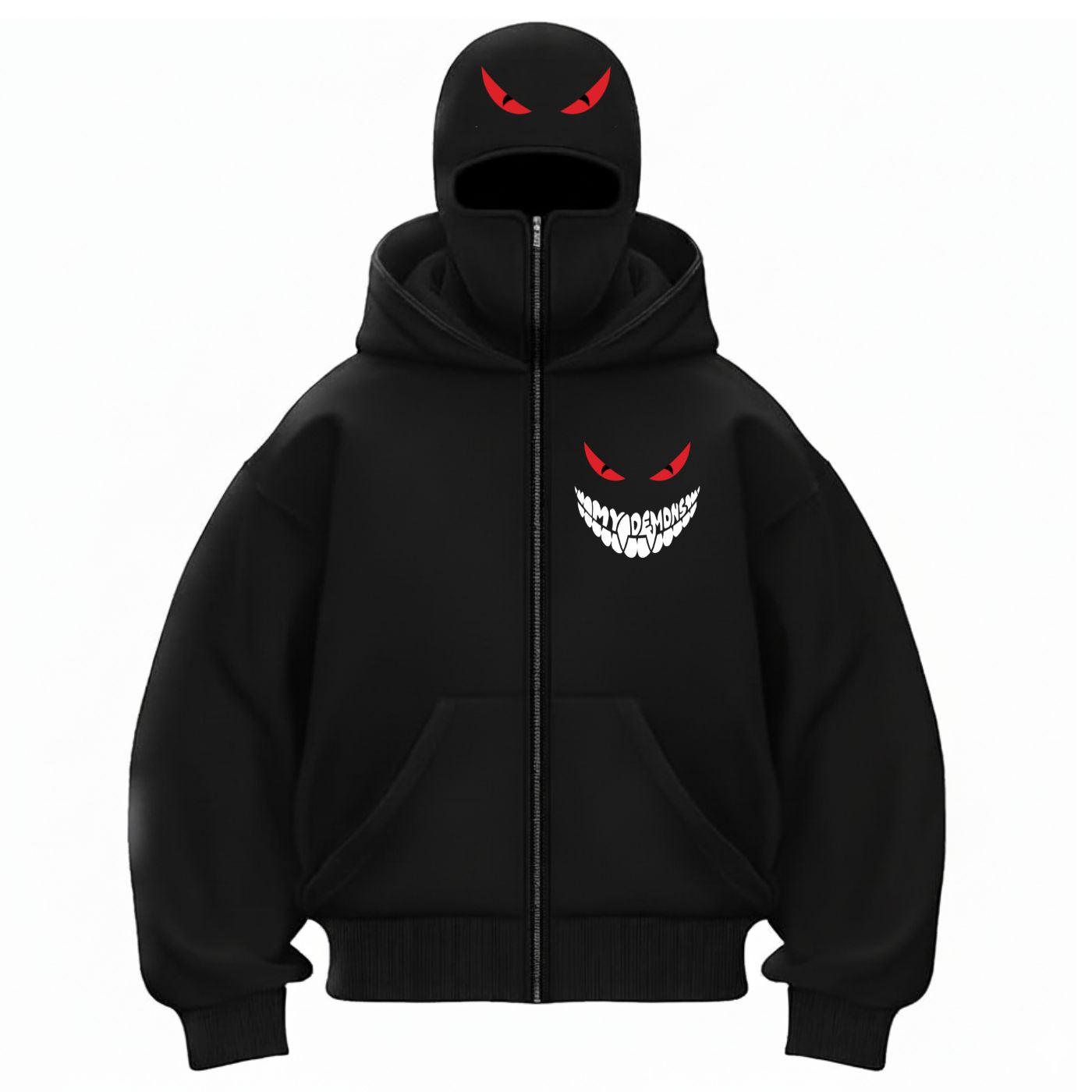 My Demons Black Ninja Hoodie (embroidery)