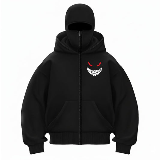 MY Demon Black Ninja Hoodie (DTG-Print)