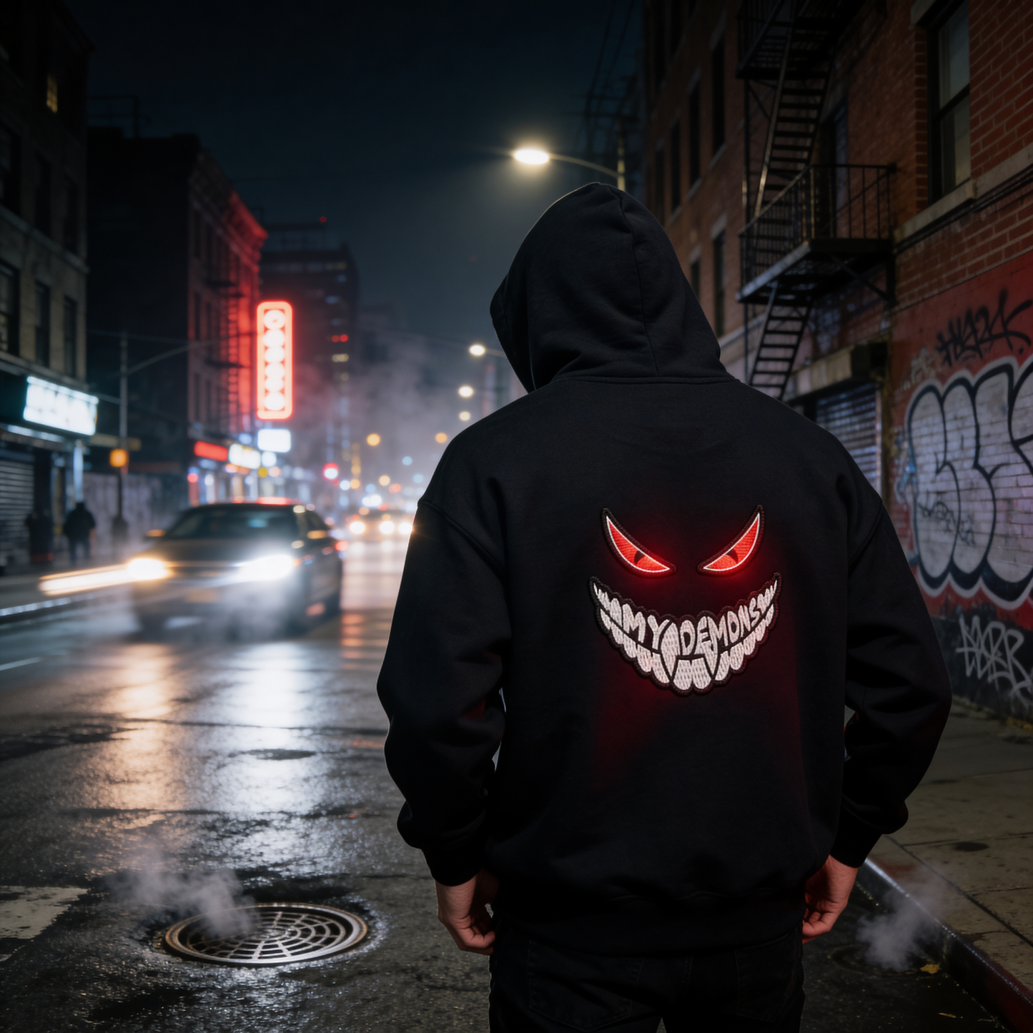 MY DEMONS™ Shadow Zip Hoodie Embroidery "Limited Edition"