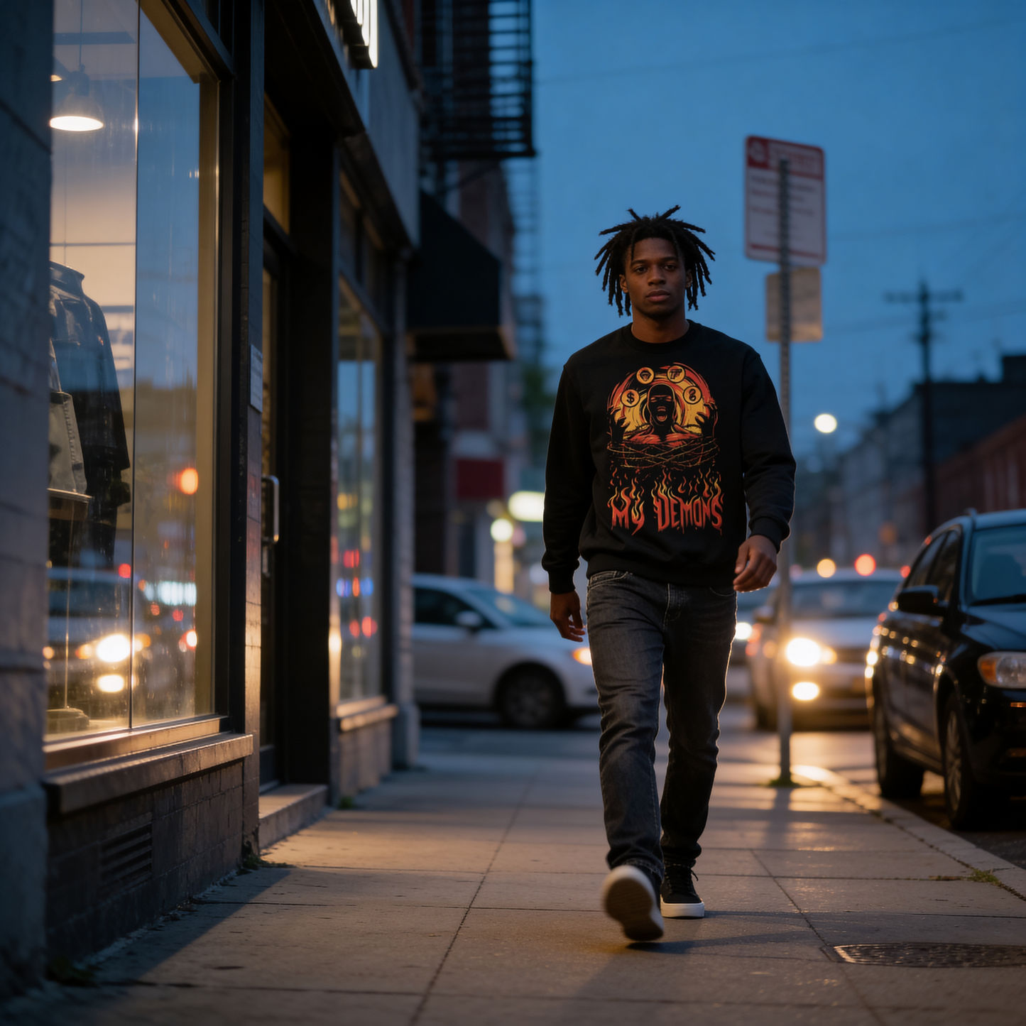 MY DEMONS: THE PRESSURE CREWNECK "Limited Edition"